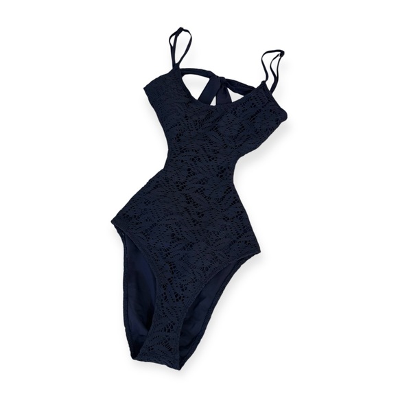 aerie Other - Aerie Dark Blue One Piece Swimsuit | NWT | Medium | Adjustable